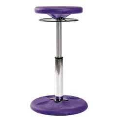 Adjustable Wobble Stool, 14"-19"H - Purple
