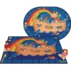 Alphabet Noah 6' x 9' Oval Kids Value PLUS Carpet