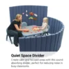Angeles® BaseLine® Sound Sponge® Quiet Dividers® 48"H x 6'L - Slate Blue