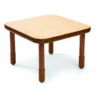 Angeles® BaseLine® 30" Square Table, 22"H - Natural Cocoa