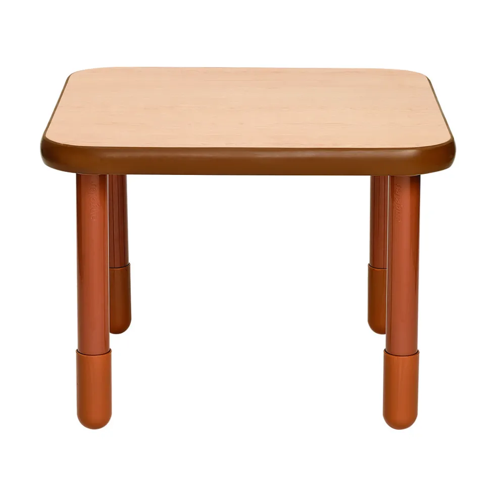 Angeles® BaseLine® 30" Square Table, 22"H - Natural Cocoa