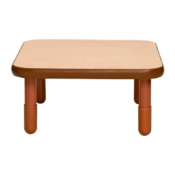 Angeles® BaseLine® 30" Square Table, 14"H - Natural Cocoa