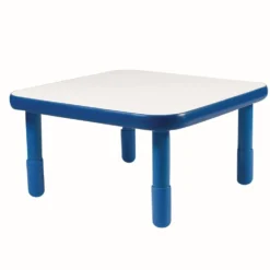 Angeles® BaseLine® 30" Square Table, 16"H - Blue