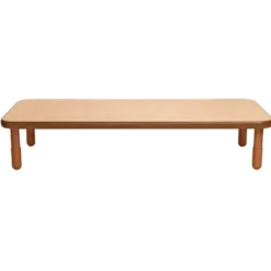 Angeles® BaseLine® 30" x 72" Rectangle Table, 14"H - Natural Cocoa