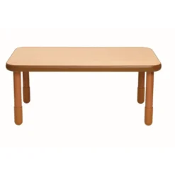 Angeles® BaseLine® 30" x 48" Rectangle Table, 20"H - Natural Cocoa