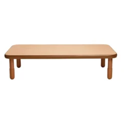 Angeles® BaseLine® 30" x 60" Rectangle Table, 14"H - Natural Cocoa