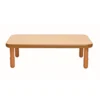 Angeles® BaseLine® 30" x 48" Rectangle Table, 14"H - Natural Cocoa