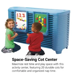 Angeles® SpaceLine® Activity Center - 20 Cots Ocean Blue