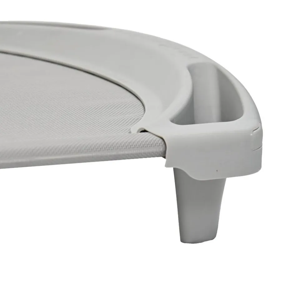 Angeles® SpaceLine® Standard Cot 54-1/2"L- Set of 4- Gray
