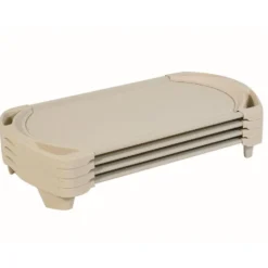Angeles® SpaceLine® Toddler Cot 42"L- Set of 4 Sand