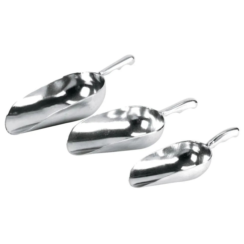 Assorted Metal Messy Play Scoops - 4pk