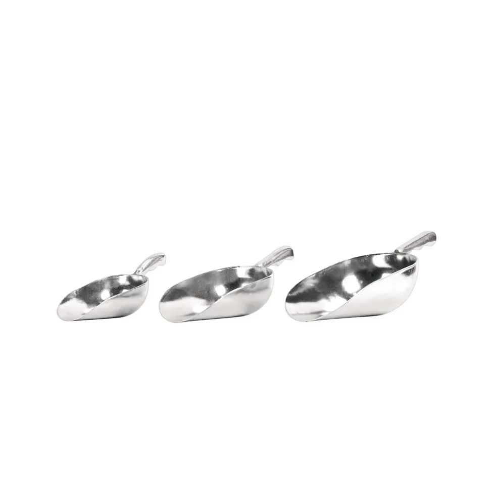 Assorted Metal Messy Play Scoops - 4pk