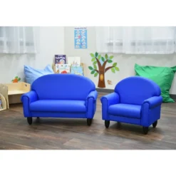 As We Grow™ Chair and Sofa Set - Blue