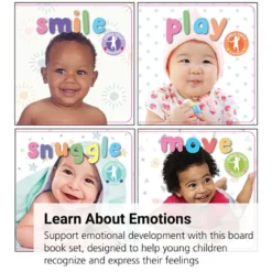 Baby Emotions & Wellbeing Board Books - 12 Book Set