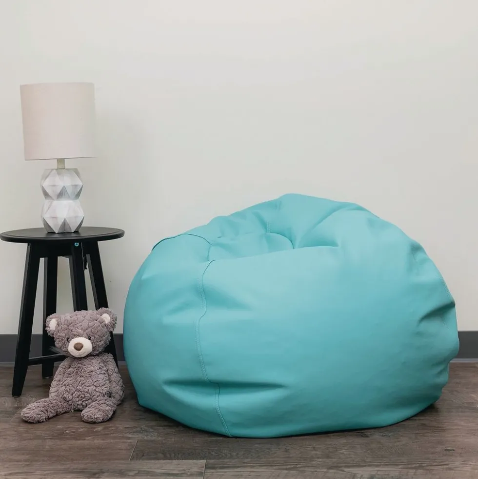 35" Bean Bag - Aqua