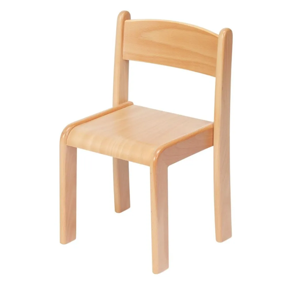 Beech Stacking Chair, 8"H - Pack of 4