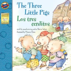 Beloved Three Little Pigs Fairy Tale Entrances Children Yet Again In English/Spanish Version