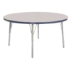 Berries® 36"Dia. Round Activity Table, 24" - 31" Leg Height - Navy