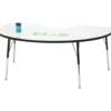 Berries Kidney Dry Erase Table 72" By 48"