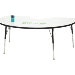 Berries Kidney Dry Erase Table 72" By 48"