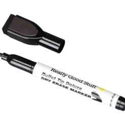 Black Bullet Tip Deluxe Dry Erase Markers - 12 markers