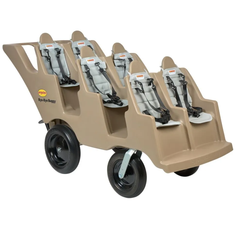 Bye Bye Buggy - 6 Passenger Tan/Gray