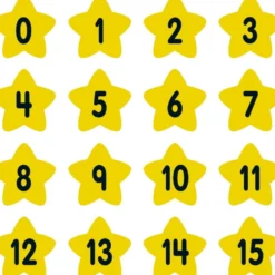 Carpet Mark-Its Move And Groove! Numbers Through 25 Task Cards Kit - 26 carpet spots, 20 task cards