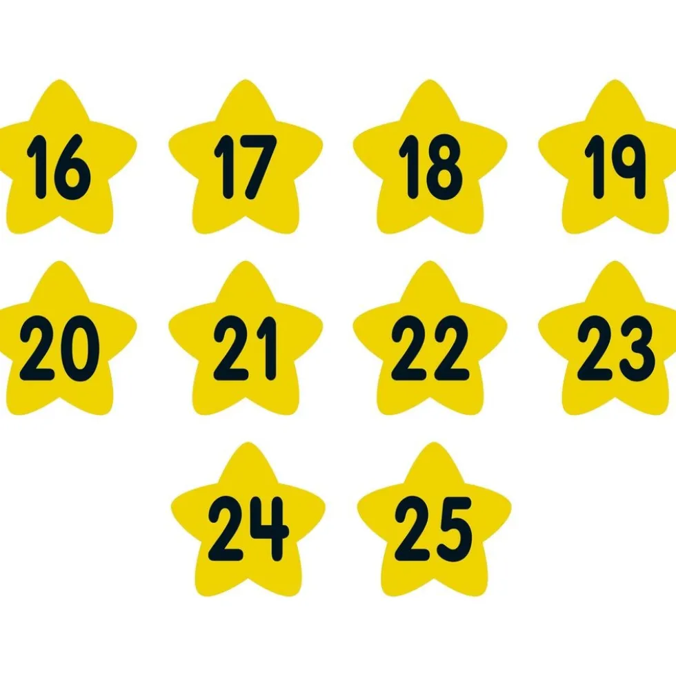 Carpet Mark-Its - Numbers Through 25