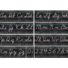 Chalkboard Brights Cursive Writing Bulletin Board Display Set - 9 pieces