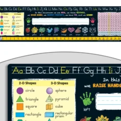 Chalkboard-Style Grades K-2 Self-Adhesive Deluxe Plastic Desktop Helpers™ - Set Of 24