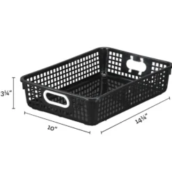 Classroom Paper Baskets - Black - 4 baskets