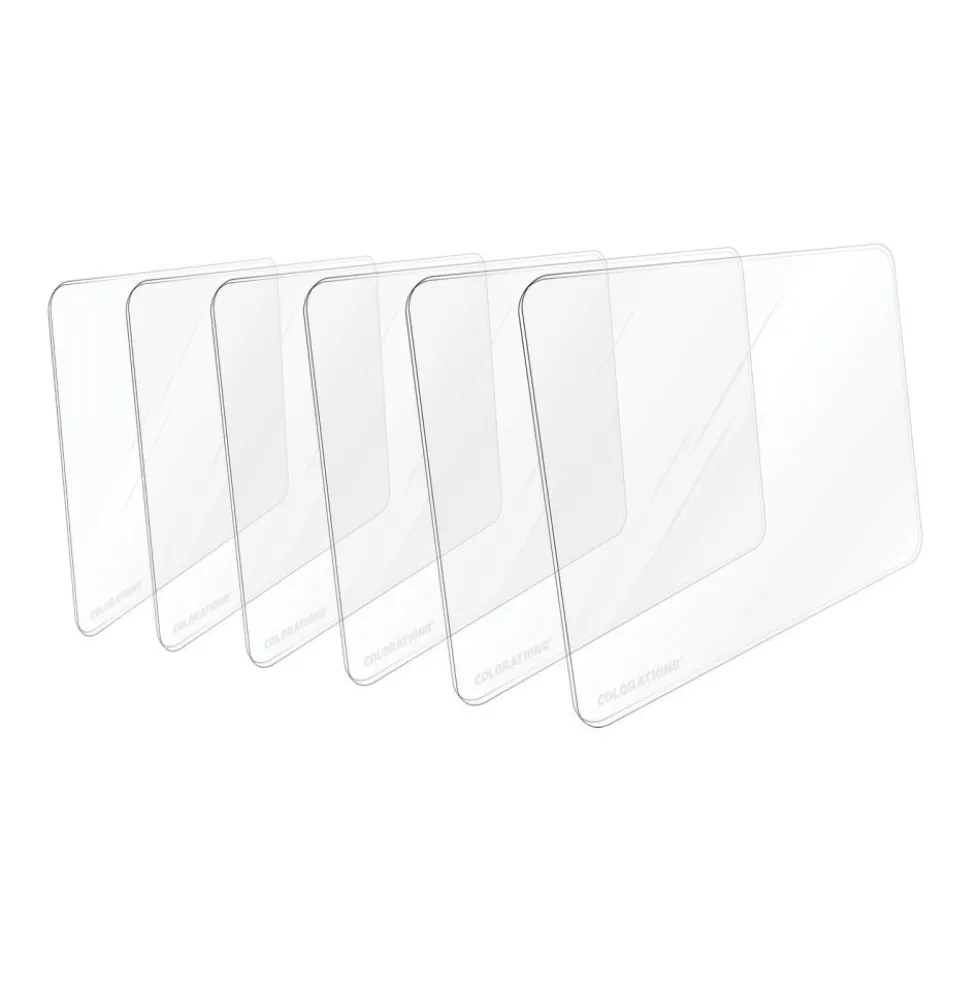 Colorations® Acrylic Lap Boards- Set of 12