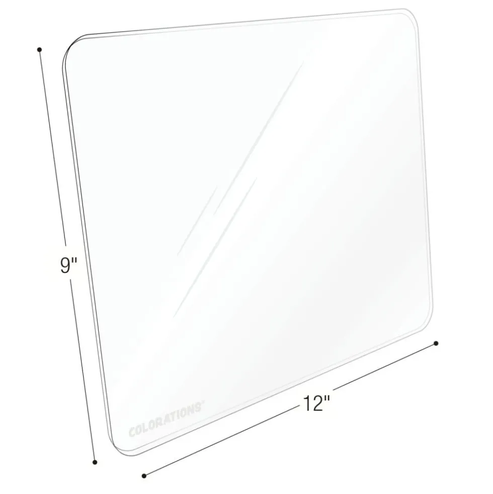 Colorations® Acrylic Lap Boards- Set of 12