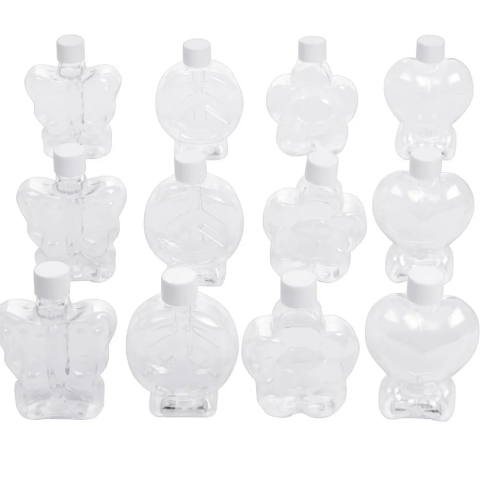 Colorations® Assorted Shape Craft Bottles - Set of 48