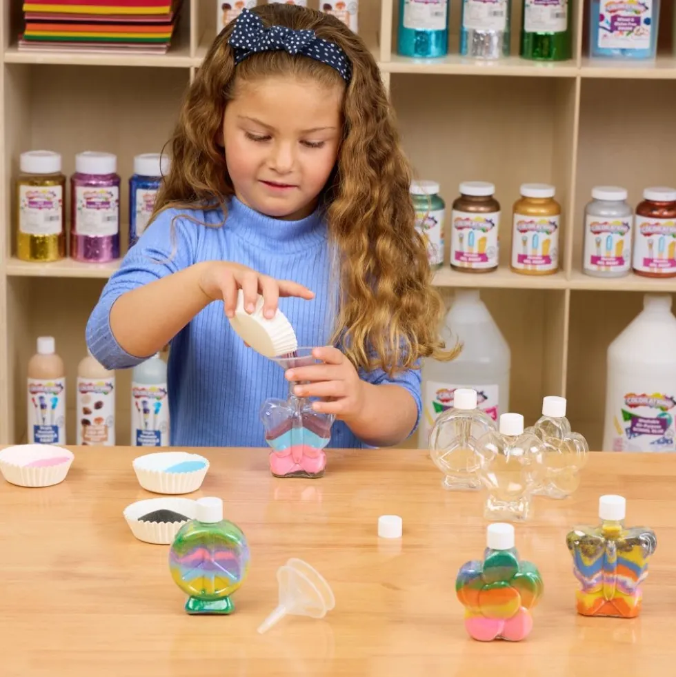 Colorations® Assorted Shape Craft Bottles - Set of 48