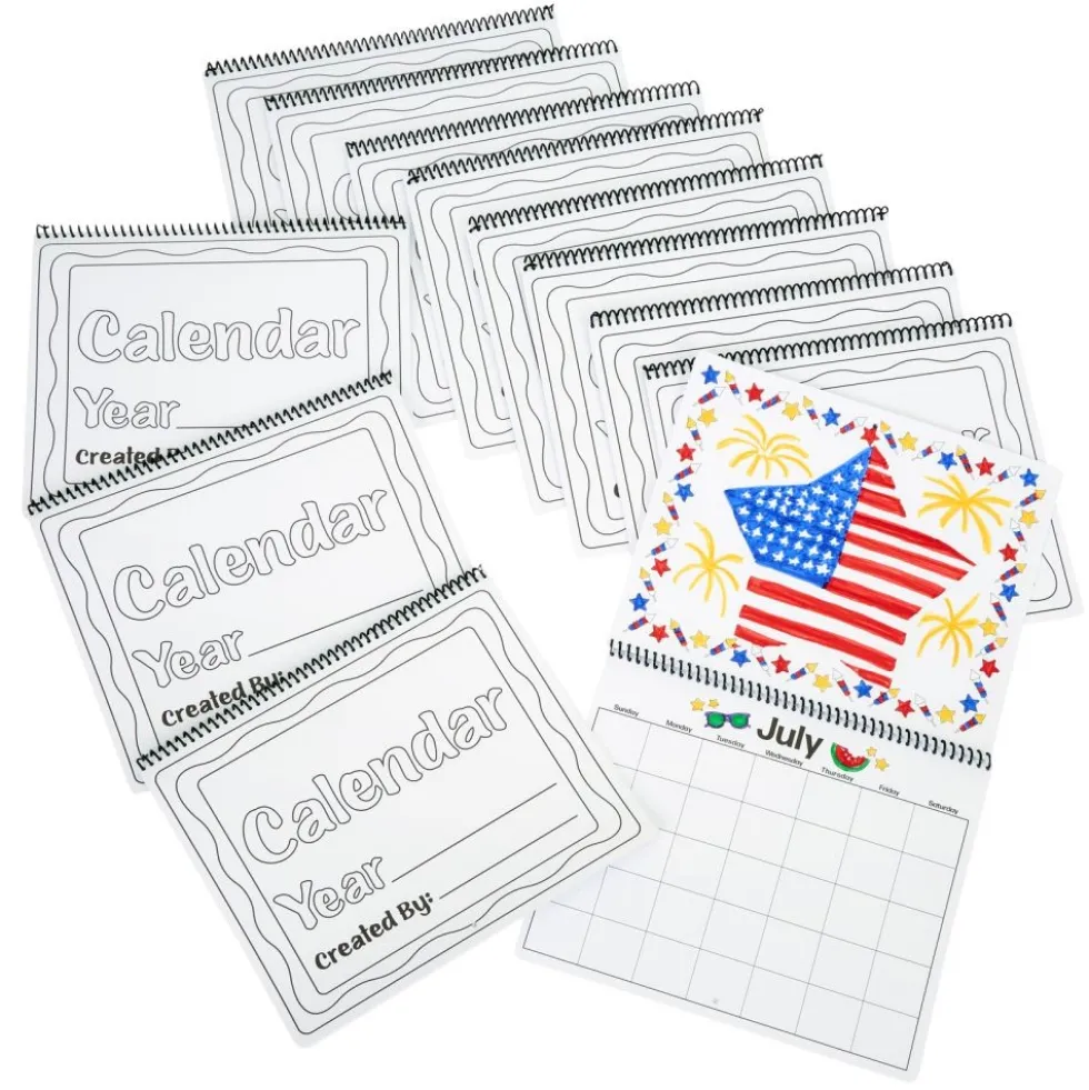 Colorations® Back-To-School Student Planner Calendar Craft Kit - Makes 12 Crafts