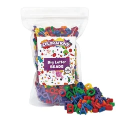 Colorations® Big Letter Beads - 300 Pieces