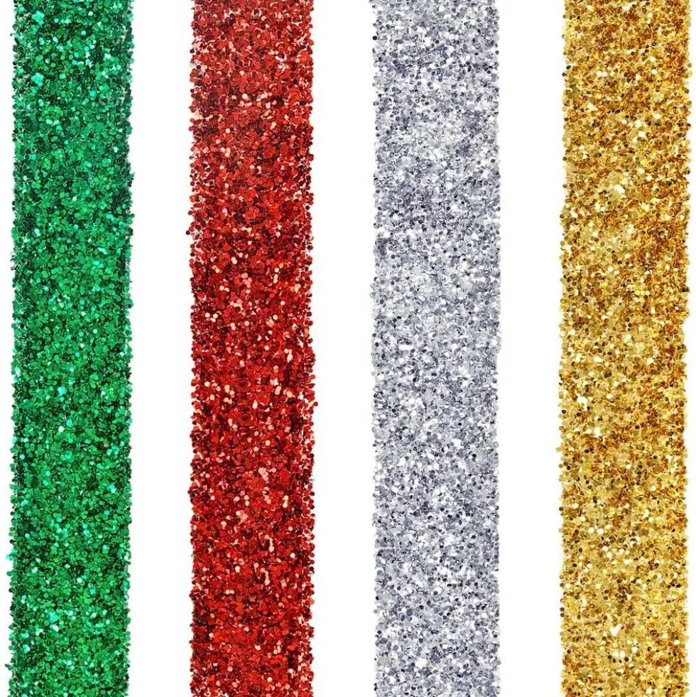 Colorations® Biodegradable Glitter - 4 holiday colors each 4 oz