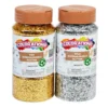 Colorations® Biodegradable Glitter - Gold & Silver each 4oz