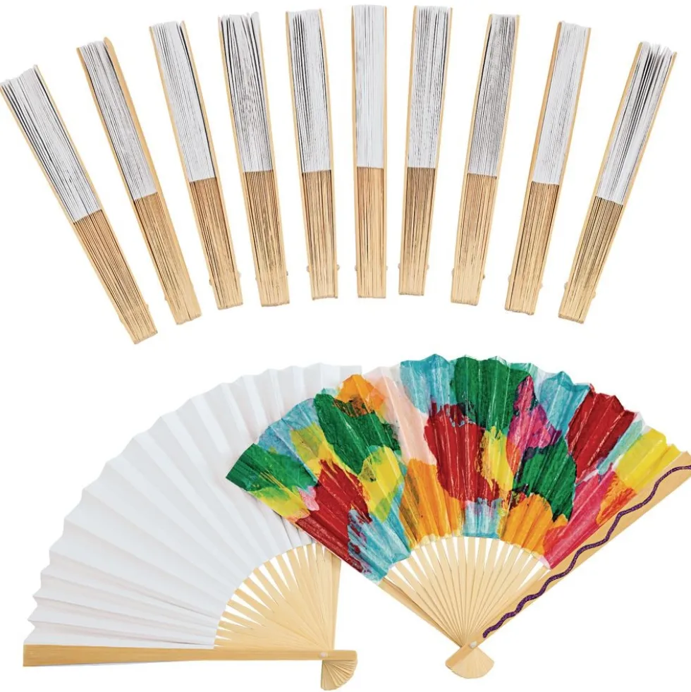 Colorations® Boo-tiful Halloween Fans Craft Kit
