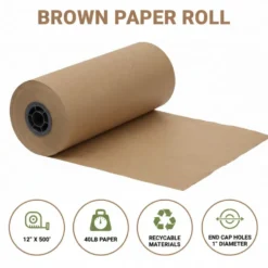 Colorations® Brown Paper Roll - 12
