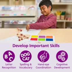 Colorations® Classroom ABC Rubber Stamp Set - 56 Pieces