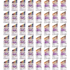 Colorations® Colors Like Me® Crayons 8 Clrs & Regular Crayons, 8 Clrs, Regular Size, 24 packs of each