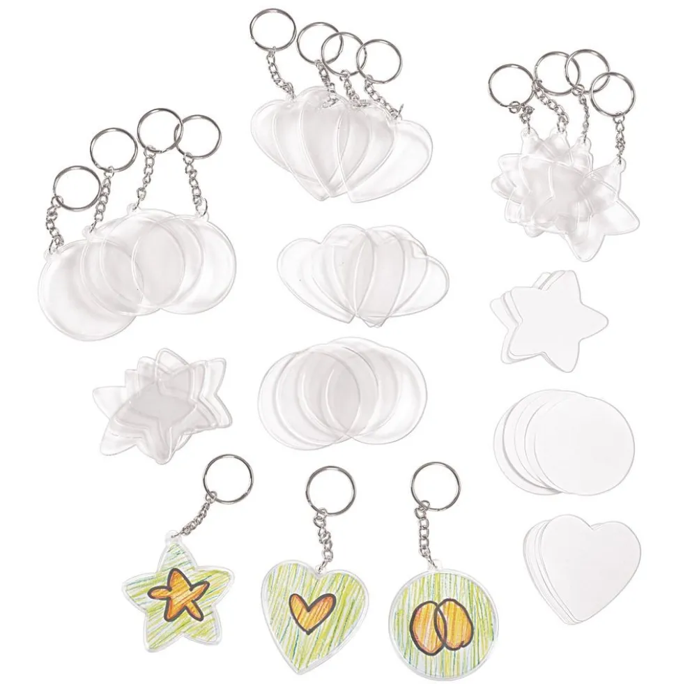 Colorations® Create Your Own Keychains - Set of 12