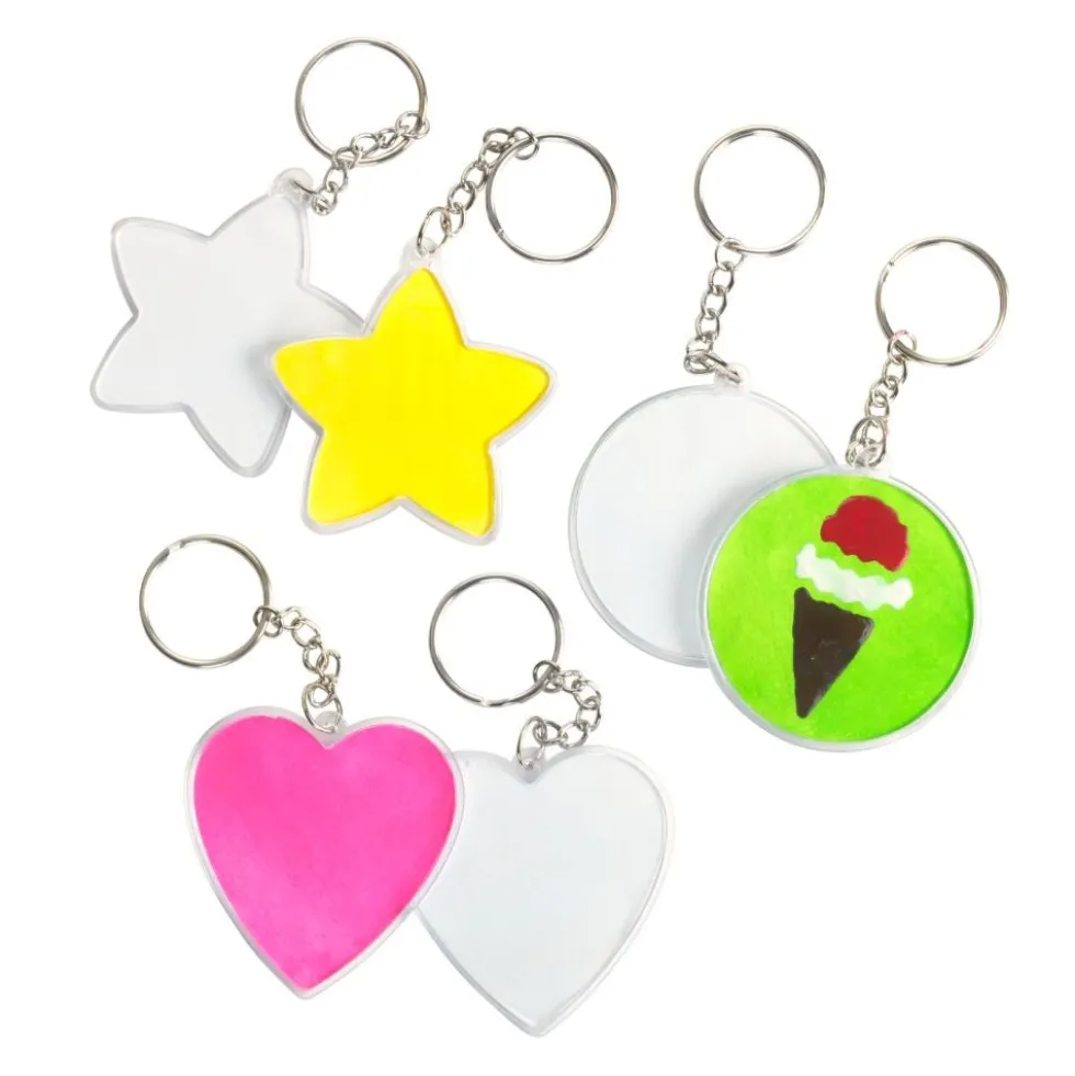 Colorations® Create Your Own Keychains - Set of 12