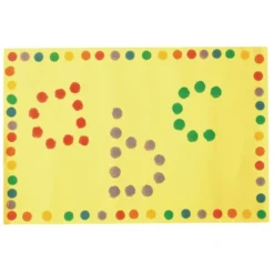 Colorations® Dabber Dot Stencil Set Lower Case Alphabet, Set of 26