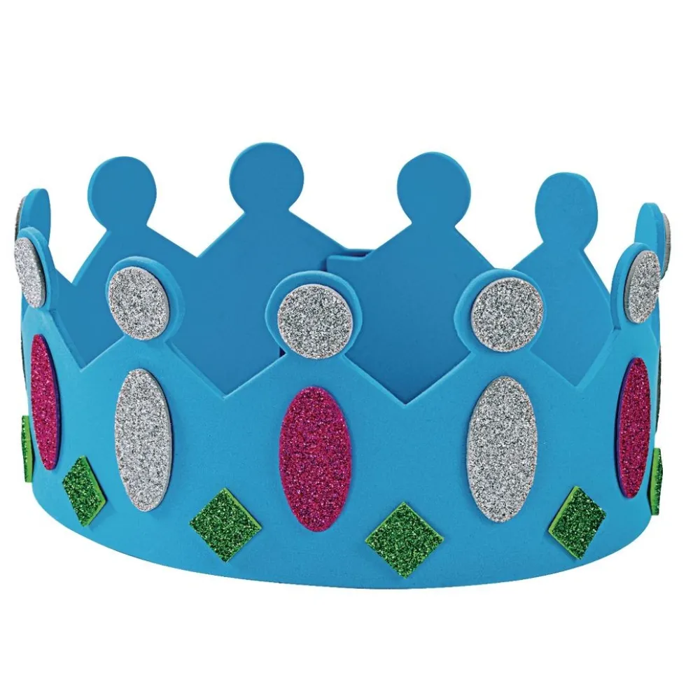 Colorations® Dazzling Foam Crowns - Kit of 16