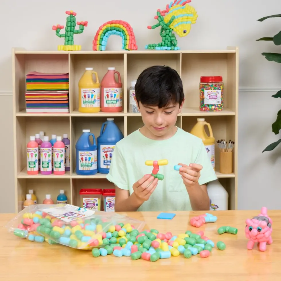 Colorations® 3D Building Puffs - 2400 Pieces