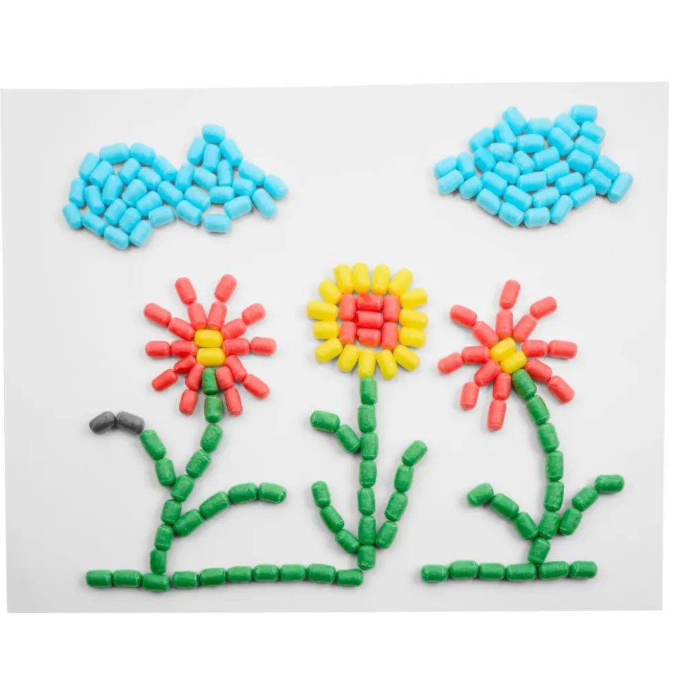 Colorations® 3D Building Puffs - 2400 Pieces