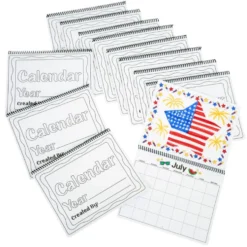 Colorations® Decorate Your Own Calendar- Set of 12
